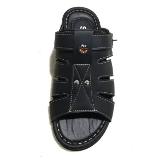 Anti-stress Couro Masculina Franciscana Sandália - Havana