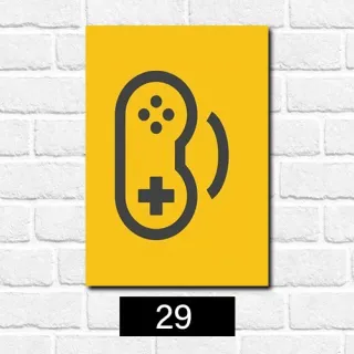 Placa Decorativa Quarto Gamer Vintage - Frase Jogo Jogador Console - 23