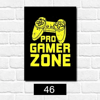 Placa Decorativa Quarto Gamer Vintage - Frase Jogo Jogador Console - 23