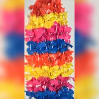 Kit Festa Casamento Aniversario 10 Mascara 10 Colar Havaiano Balada 15 Anos Formatura Carnaval Debutante - Único