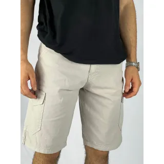Short Militar Masculino Bermuda Cargo 6 Bolsos - Preto