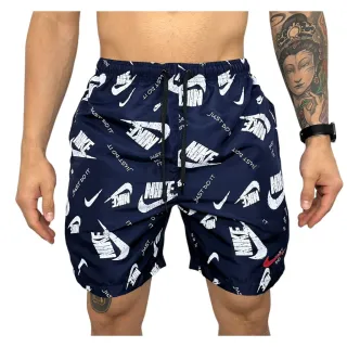 Bermuda Tactel Masculina Mauricinho para Praia - Shorts de Verão - Preto Liso