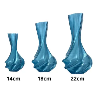 Decoração Sala Trabalho Vasos Geométricos 3D - Raryel - AMETISTA