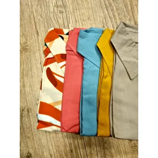 Camisa Havaiana Estampada Tucano Manga Curta Masculina - Colorido