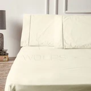 Percal 400 Fios Jogo de Lençol Casal 3 Peças Acetinado - Azul Petroleo