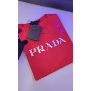 Camiseta Prada Estampada Masculina Premium de Algodão Fio 30.1 P ao G3 - G3