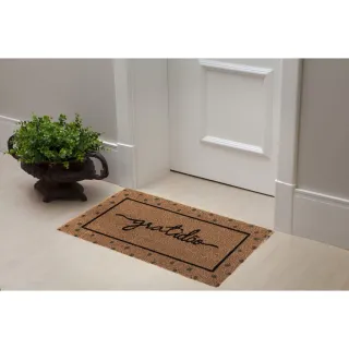 Promoção capacho de fibra natural de coco, tapete porta capacho - Capacho-sort-11