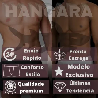 Cueca Boxer Masculina Kit com 2 - Conforto e Qualidade - GG