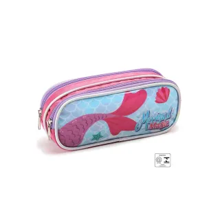 Conjunto Infantil Mochila Rodinhas Sereia/Unicórnio Menina Escolar - Sereia