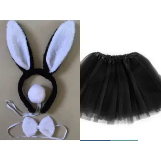 Saia de Tule + Kit Coelho para Adultos - kit 40cm