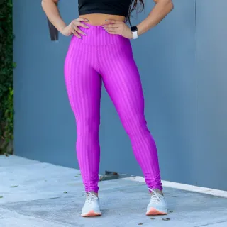 Legging Feminina Fitness Cintura Alta 3D - Promoção - Calça Fuscia