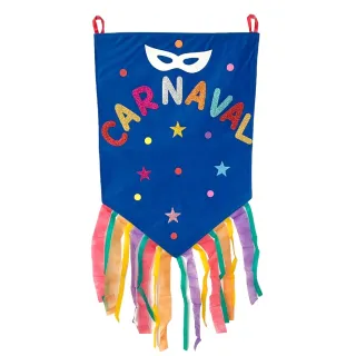 Decoração de Carnaval: Estandarte Enfeite com Melhor Preço na Internet - Único