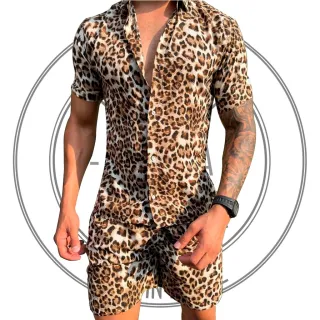 Slim Camisa Confortável Lisa e Florida - 5