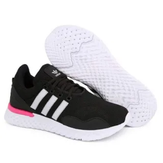 Caminhada Academia Tênis Racer Esportivo Feminino - PRETO/PINK