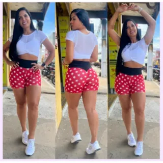 Levanta Bumbum Shorts Fitness Feminino - Academia - SHORT EMPINA PRETO