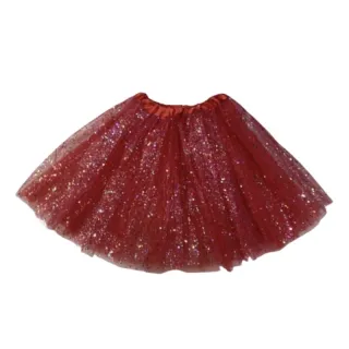 Halloween Vermelho Fantasia Adulto Chifres Carnaval - Saia vermelha brilho