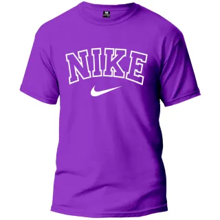 Camisa Manga Curta Fresca N.K em Tecido 100% Algodão - AZUL MARINHO/BRANCO