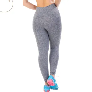 Legging Fitness Feminina Evangélica Levanta Bumbum Academia Yoga Pilates - Cinza