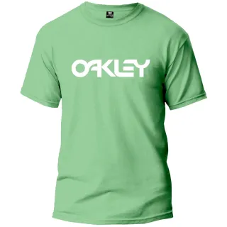 Camiseta Masculina Manga Curta em Novas Cores - Tecido 100% Algodão - VERDE ESCURO/BRANCO