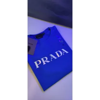 Camiseta Prada Estampada Masculina Premium de Algodão Fio 30.1 P ao G3 - G3