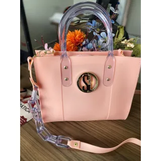 Lançamento Verão: Bolsa Feminina SL LUXO Casual Slim - Rose