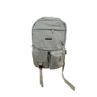 Moda Coreana Casual Feminina Masculina: Mochila Escolar Impermeável - 014Azul