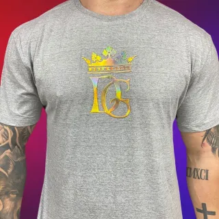 Camisa Padrão Shopping - Camiseta Premium Algodão Fio 30.1 Masculina P ao G3 - G2