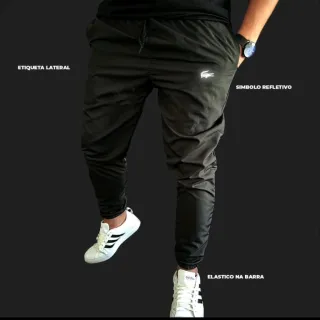 Premium Impermeável Corta Vento Calça - Preto - G