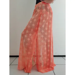 Moda feminina: Calça renda para praia - Raryel - SAIA TIE DYE