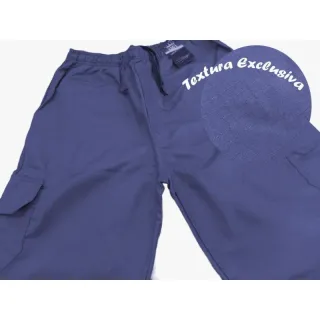 Envio no mesmo dia Bermuda Cargo Sarja Unissex diversas cores Branca Preto Bege - Preta