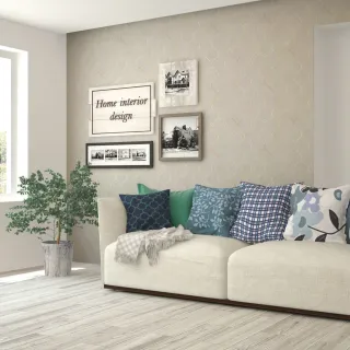 Quarto Provençal Dourado Luxo Papel de Parede Autoadesivo 1m - Único