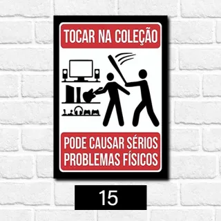 Placa Decorativa Quarto Gamer Vintage - Frase Jogo Jogador Console - 23