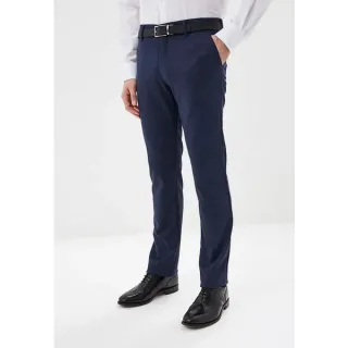 Alfaiataria Masculina Oxford - Calça Social Marinho Slim fit - 52