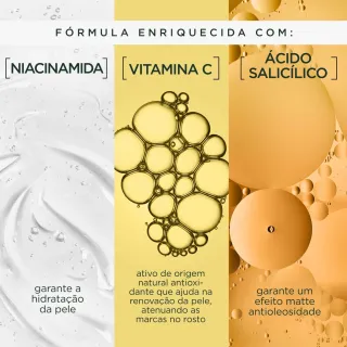 Vitamina C Sérum Facial Uniform & Matte Garnier Antimarcas, 30ml - Único