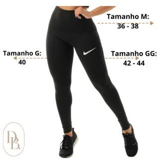 Legging Feminina Cós Alto Suplex Fitness Academia Leg - GG - veste 42/44
