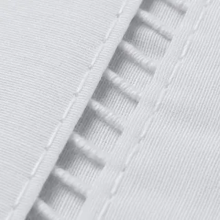 Lençol King Size Percal 400 Fios - Jogo com 03 Peças - Cinza