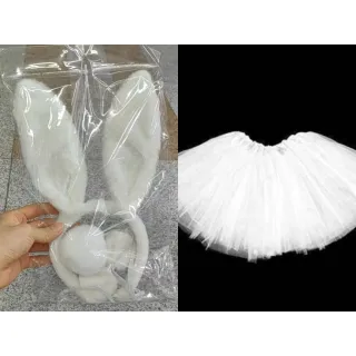 Saia de Tule + Kit Coelho para Adultos - kit 40cm
