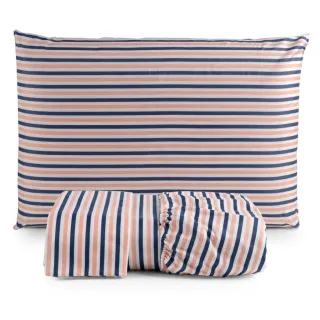 Lençol Queen Box Casal - 3 Peças Aveludadas 200 Fios Micropercal - Naturale Dourado