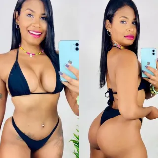 Conjunto asa delta biquíni onça: moda blogueira - Asa delta Vermelho canelado