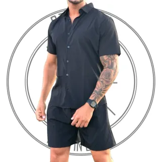 Slim Camisa Confortável Lisa e Florida - 5