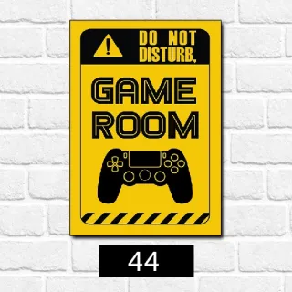 Placa Decorativa Quarto Gamer Vintage - Frase Jogo Jogador Console - 23