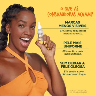 Vitamina C Sérum Facial Uniform & Matte Garnier Antimarcas, 30ml - Único