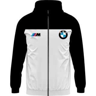 Jaqueta Preta BMW Corta Vento Masculina Impermeável - Rosa