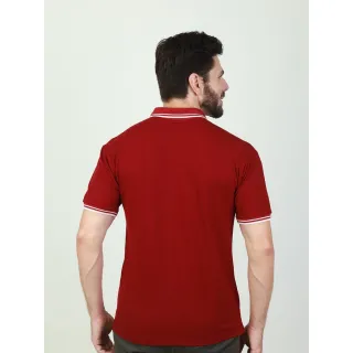 Camisa Basica Masculina Listra Piquet Polo Lisa - Azul Marinho