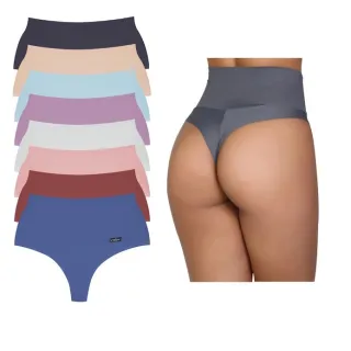 Juju Kit Cinta Barriga Dupla Suplex Reforçada Calcinha Fio 4 - GG
