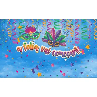 Carnaval Decoração Banner Painel 1,50 Por 2,0 - 1