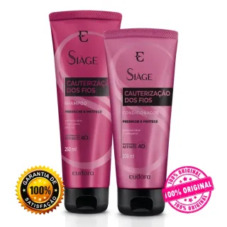Shampoo + Condicionador Siàge (Cica Therapy, Nutri Ouro, Acelera o Crescimento e mais) - Raryel - Nutri Óleos Poderosos