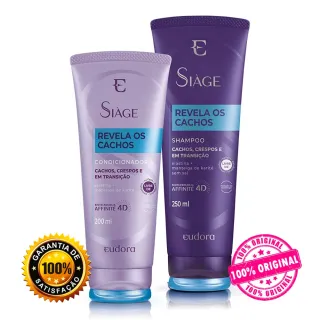 Shampoo + Condicionador Siàge (Cica Therapy, Nutri Ouro, Acelera o Crescimento e mais) - Raryel - Nutri Óleos Poderosos