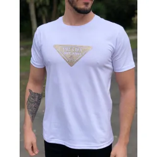 Camisa Padrão Shopping - Camiseta Masculina Premium Algodão Fio 30.1 P ao G3 - P