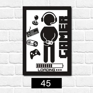 Placa Decorativa Quarto Gamer Vintage - Frase Jogo Jogador Console - 23